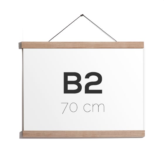 Image of Magnetic Oak Frame B2, 70 cm.