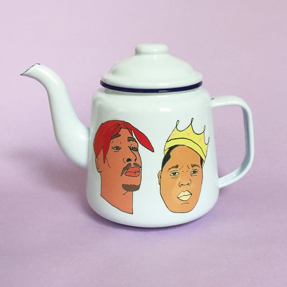 Image of Biggie and Tupac Teapot