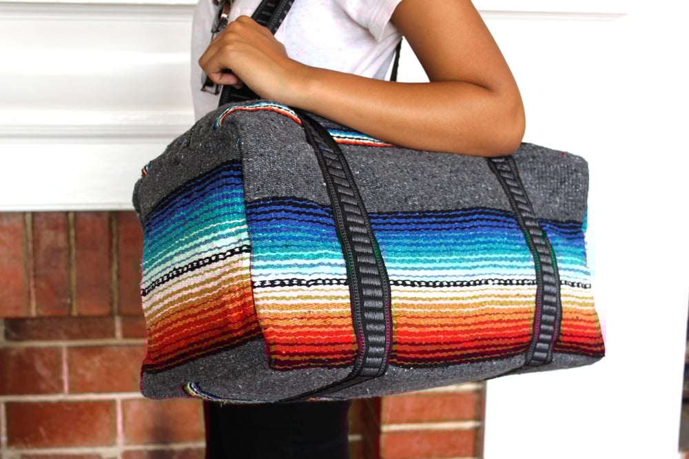 Image of BIG SERAPE WEEKEND BAG / GRAPHITE GREY