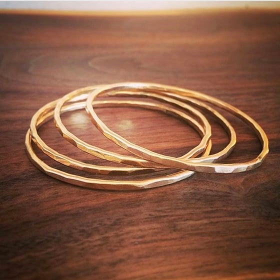 Image of Solid Gold Bangles