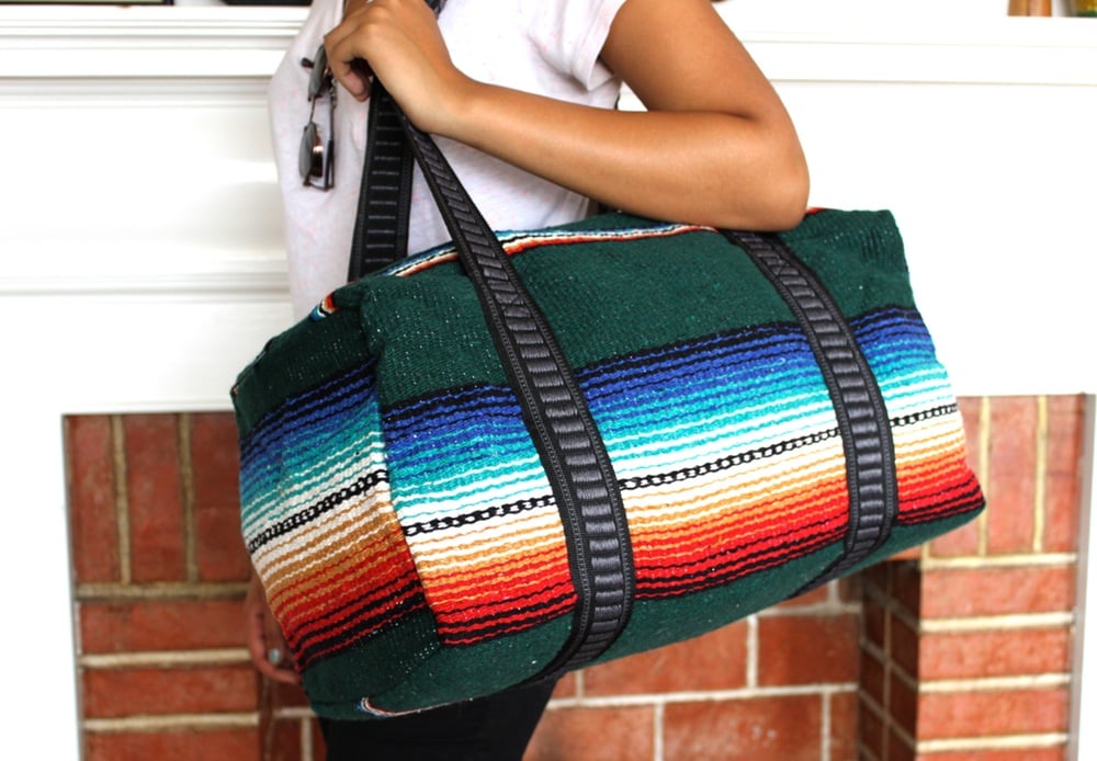 Image of BIG SERAPE WEEKEND BAG / PINE