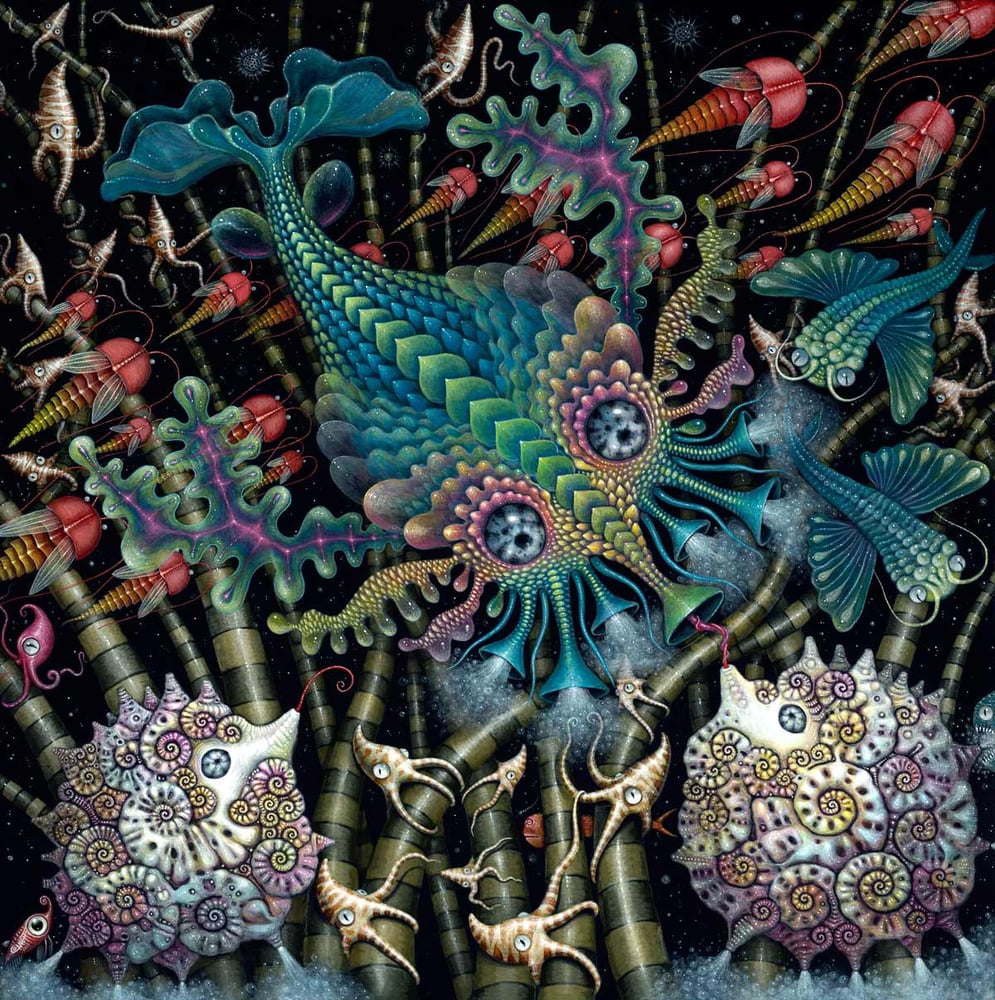 Image of BLOWFISH ~ 20 x 20" Signed Open Edition