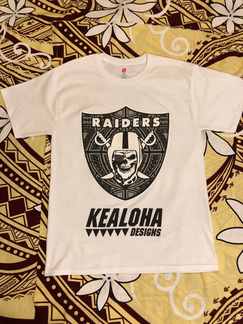 Image of White Skull Raiders Shirt