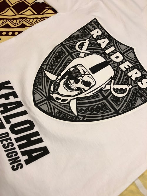 Image of White Skull Raiders Shirt