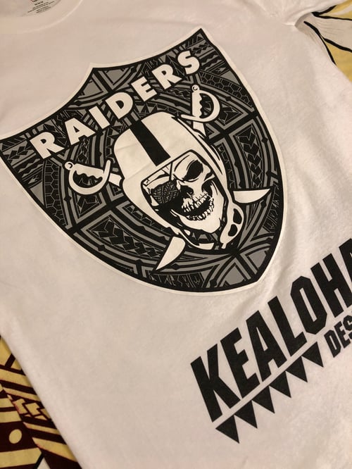 Image of White Skull Raiders Shirt