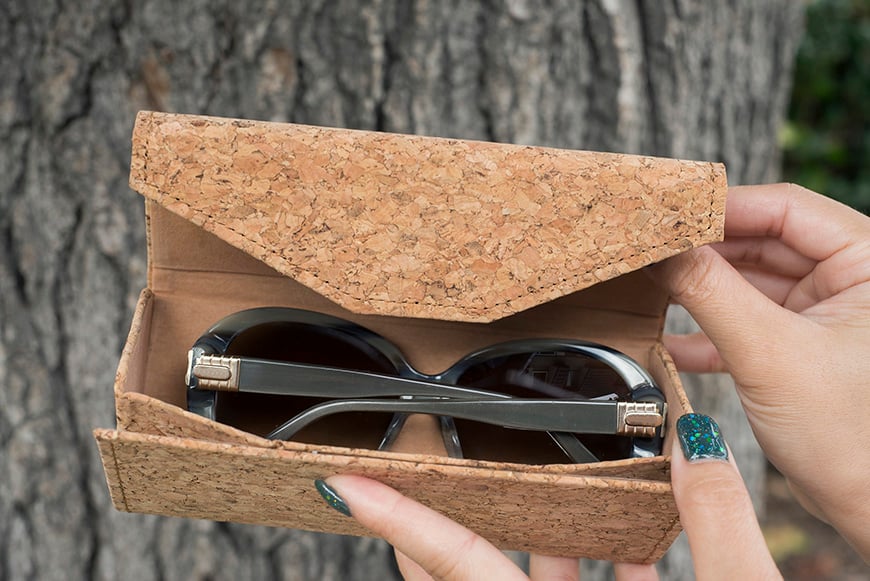 Foldable best sale sunglasses case