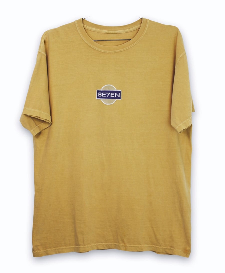 Image of WASHED MUSTARD TEE