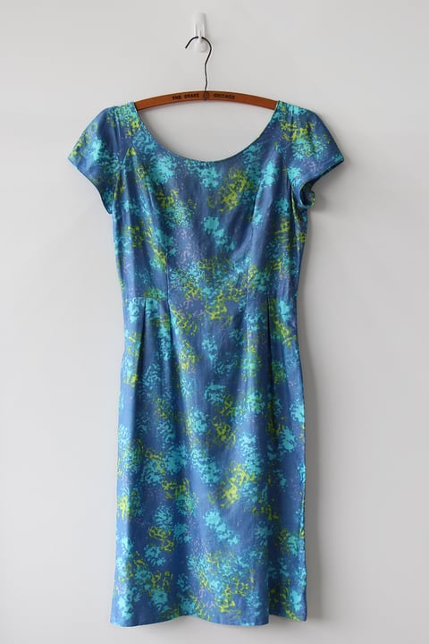 Image of SOLD Hawaiian Watercolour Wiggle Dress