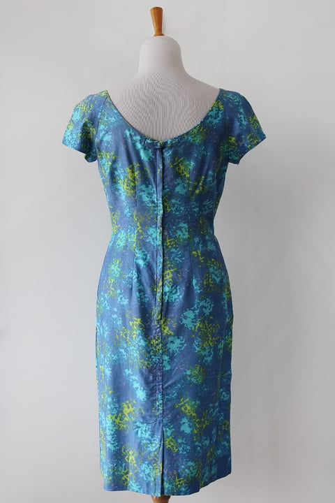 Image of SOLD Hawaiian Watercolour Wiggle Dress