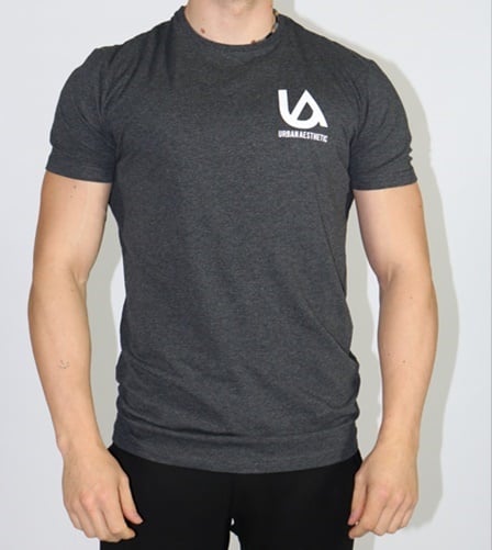 Image of Charcoal Grey Muscle Fit T-Shirt