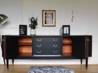Image 2 of A stunning Teak G plan sideboard in black 