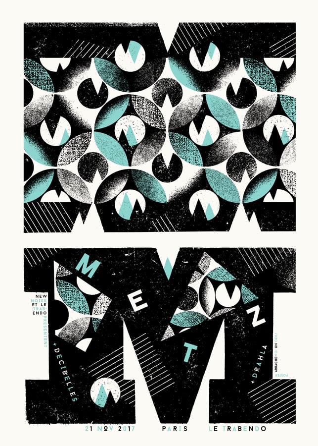 METZ (Paris 2017) screenprinted poster