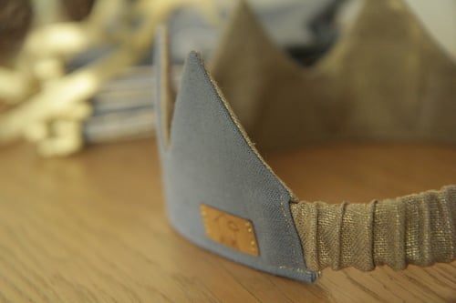Image of Couronne Bleue Or précieux