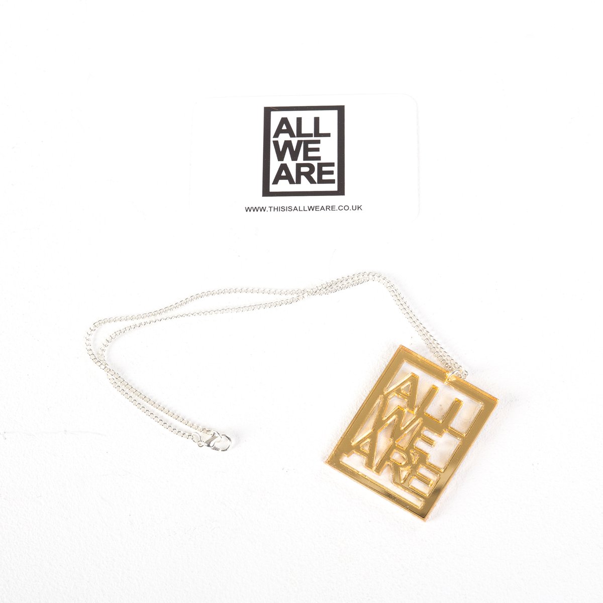 Image of All We Are Gold Necklace