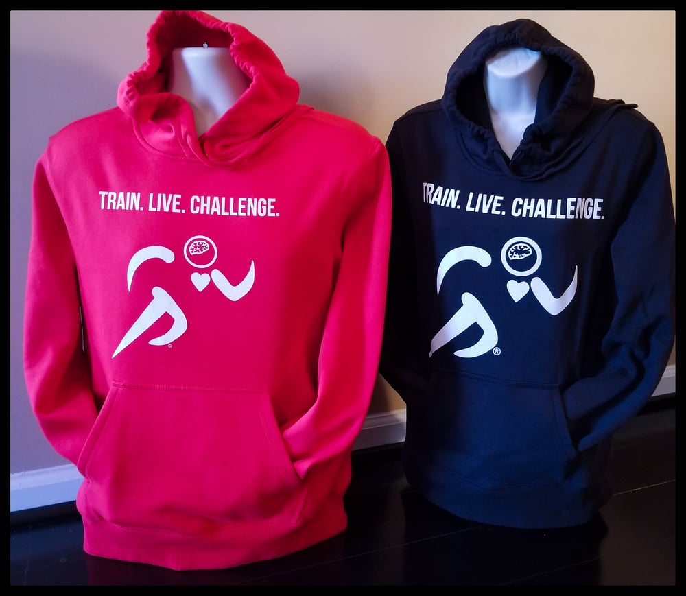 Image of TRAIN.LIVE.CHALLENGE. HOODIE