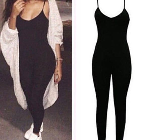 Image of Brooklyn  Black Jumpsuit