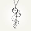 Angel Falls Necklace, Sterling Silver