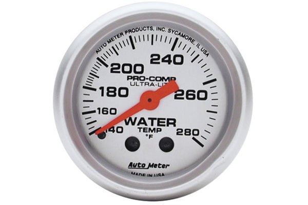 Image of Auto Meter Ultra-Lite Mechanical Water Temperature 2 1/16" 4331