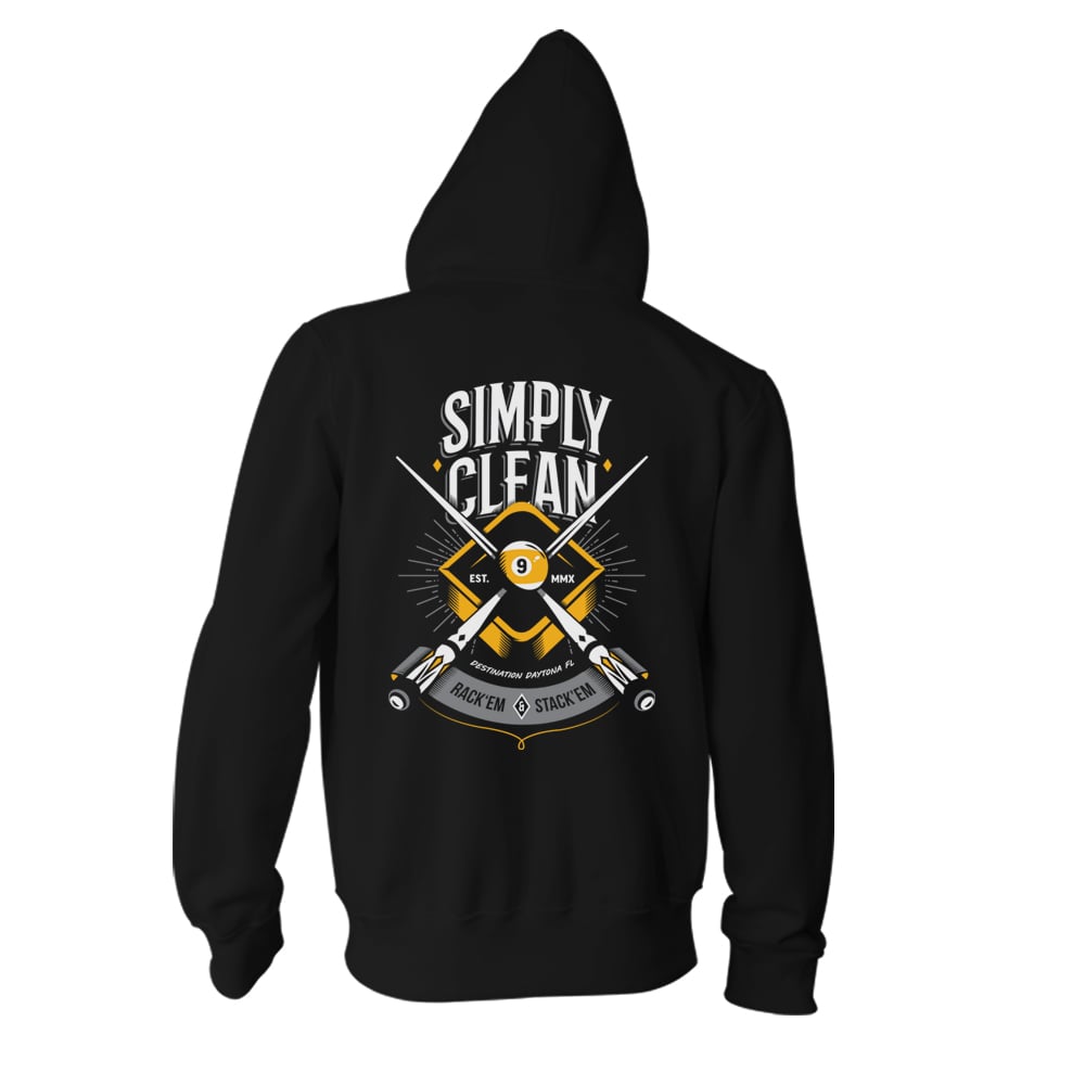 Image of Unisex "Simply Clean 9" Zip Hoodie