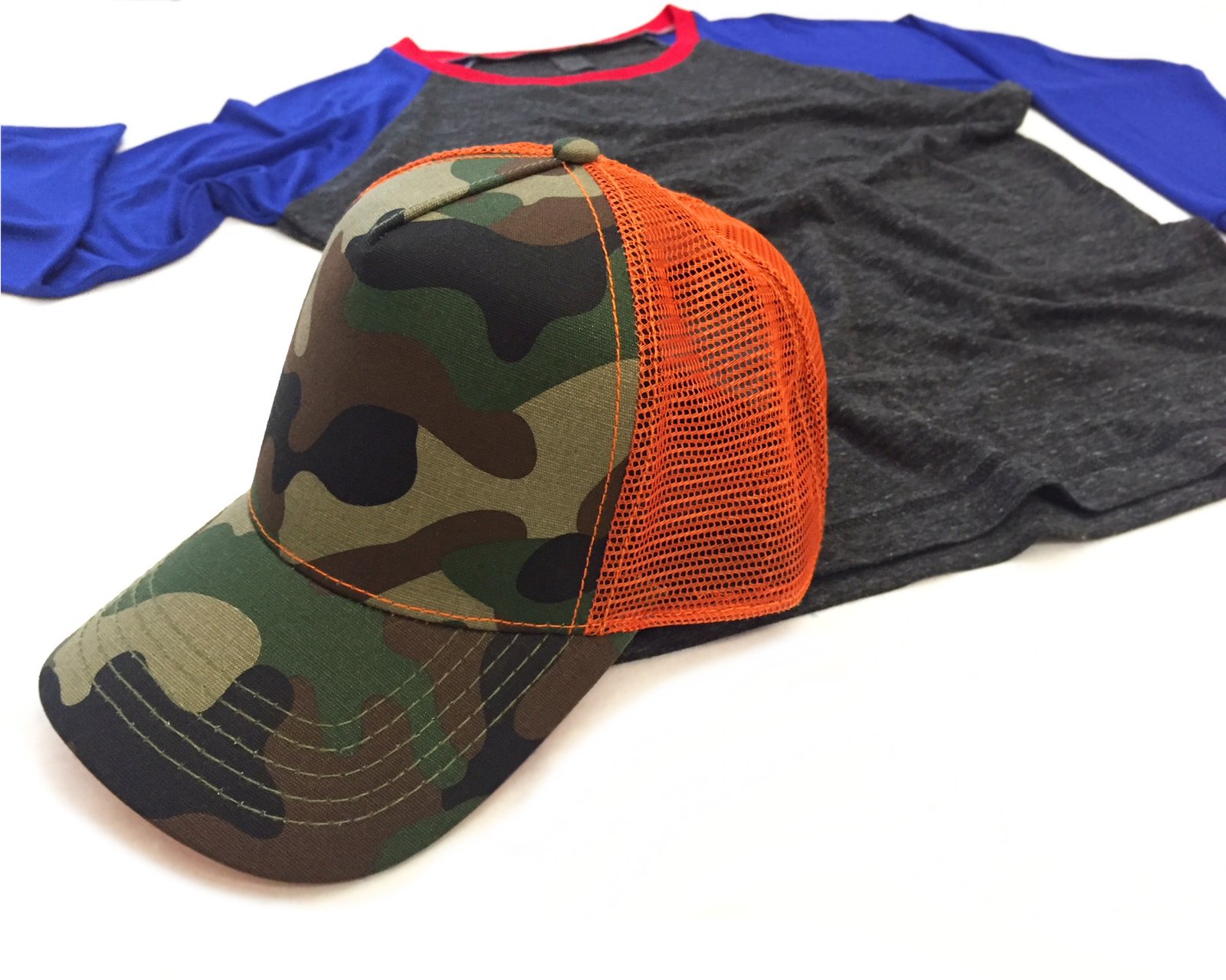 camo mesh trucker hat