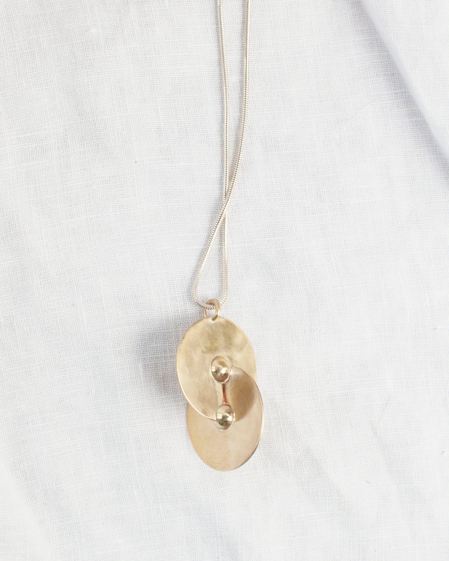 Image of Double Circle Necklace