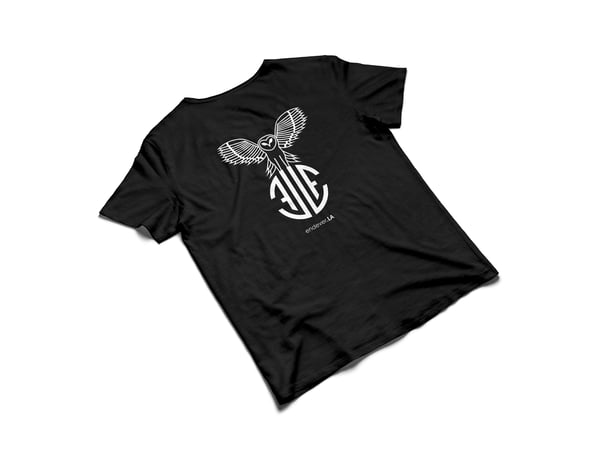 Image of endever.LA Barn Owl T-Shirt Black