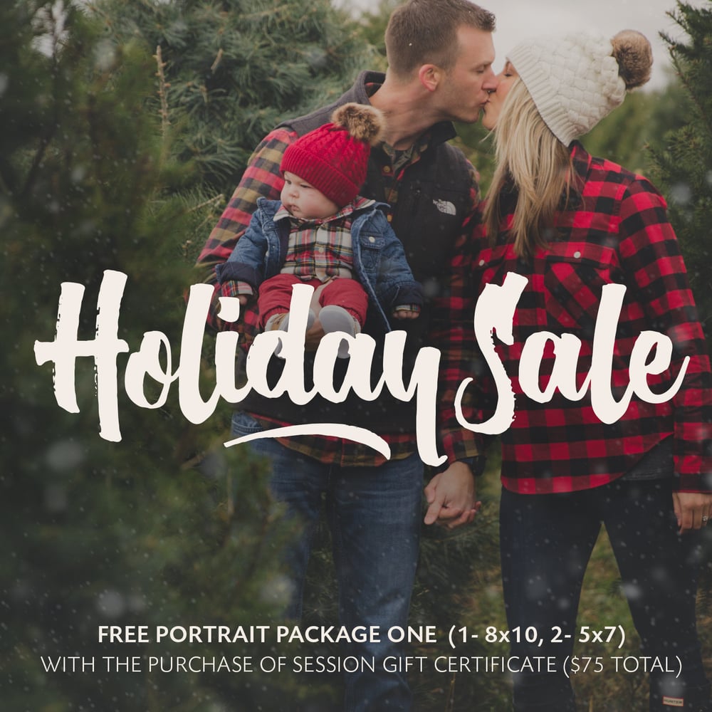 Image of 2018 Holiday Gift Certificate Sale