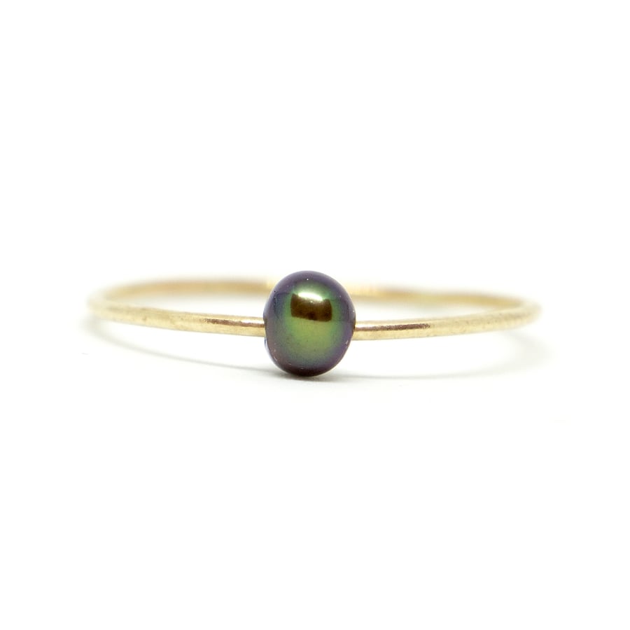 Image of Perla Nera Ring