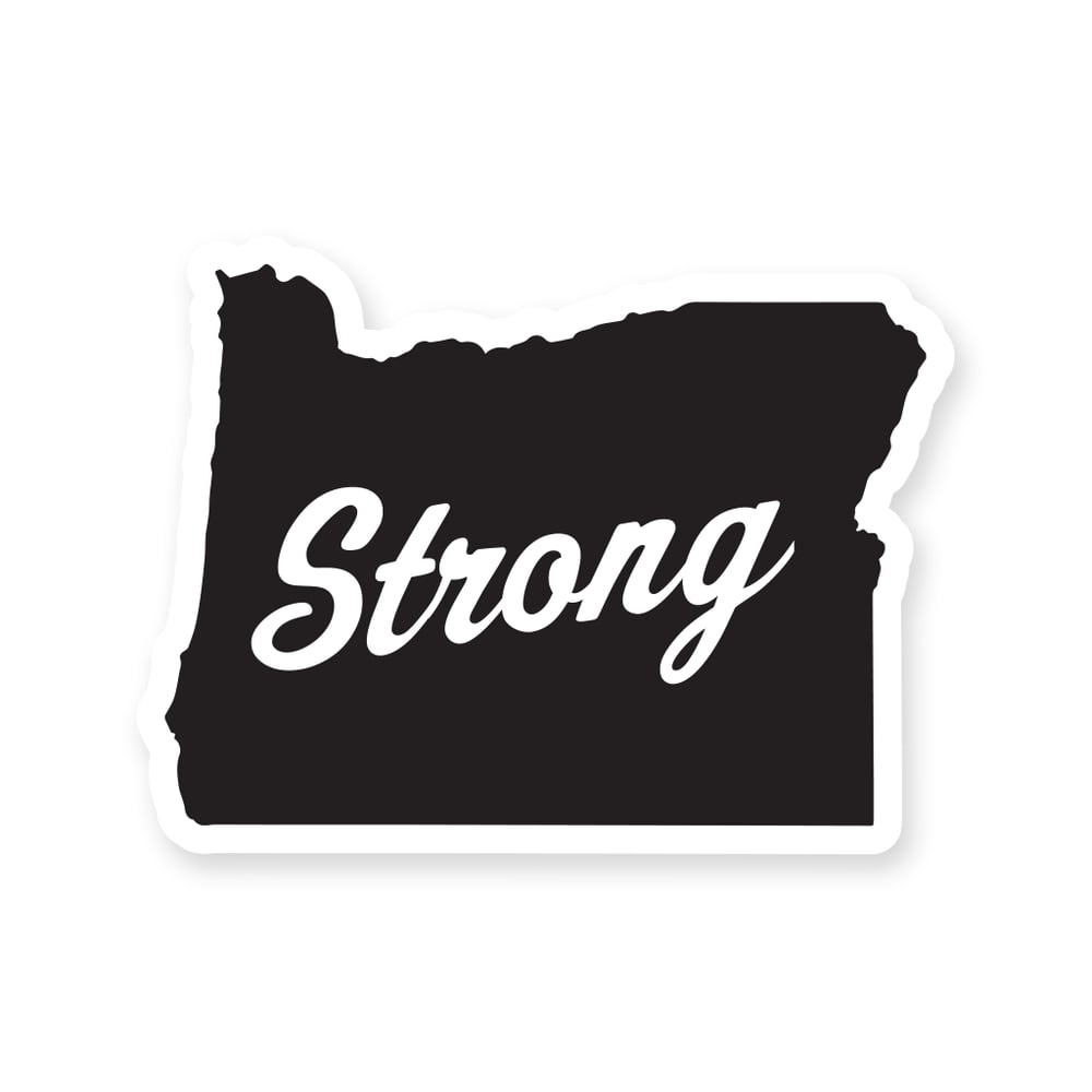 Image of Oregon Strong Logo Sticker