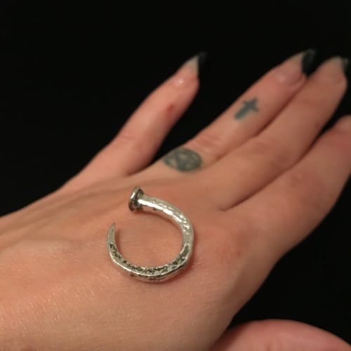 Image of COFFIN NAIL RING