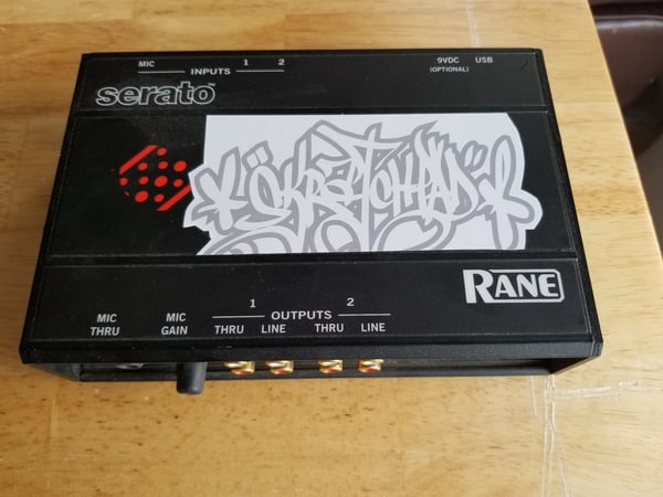 Image of rane serato sl1 box (previously owned by JESSE DEAN) marked down from $100 !