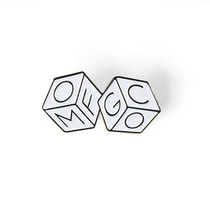 Image of OMFGCO Dice Enamel Pin