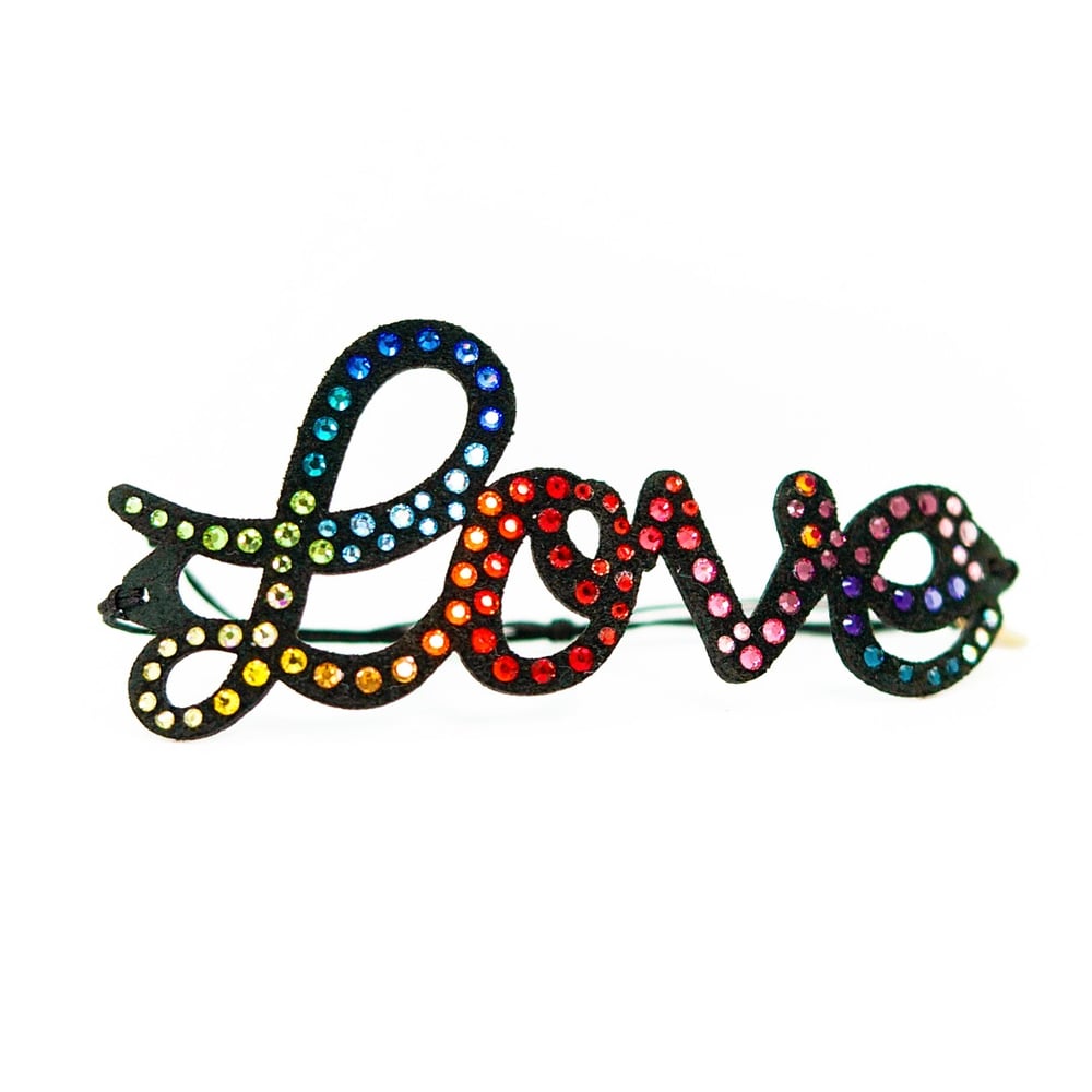 Image of BONHEUR - Scritta LOVE Multicolor