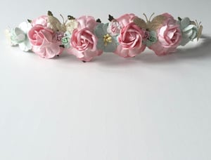 Image of PEACHY PINK BASED HEADBANDS