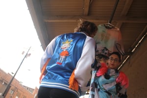Image of SOLD OUT Lactose Intoler-Art Digitally Embroidered Japanese Fringed Souvenir Jacket