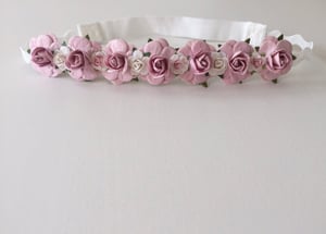 Image of DUSKY PINK BASED HEADBANDS