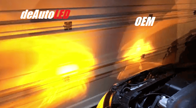 Image of Front Turn Signals - Amber - Bright - Error Free fits: MK6 Jetta TDI S/SE/SEL