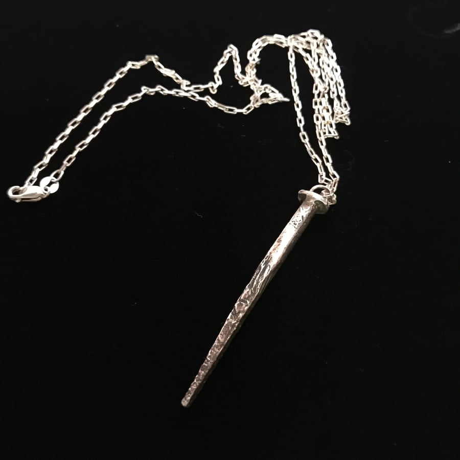 Image of COFFIN NAIL NECKLACE