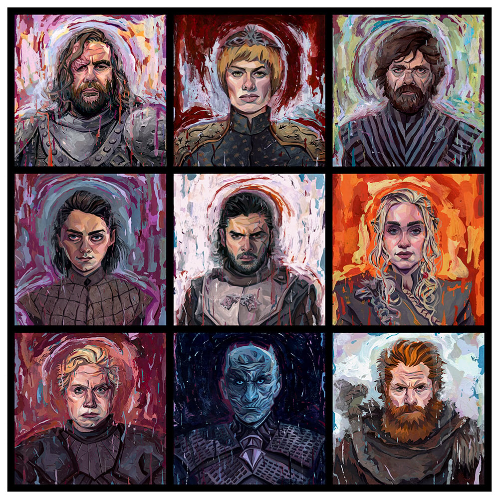 Game of Thrones Group Print