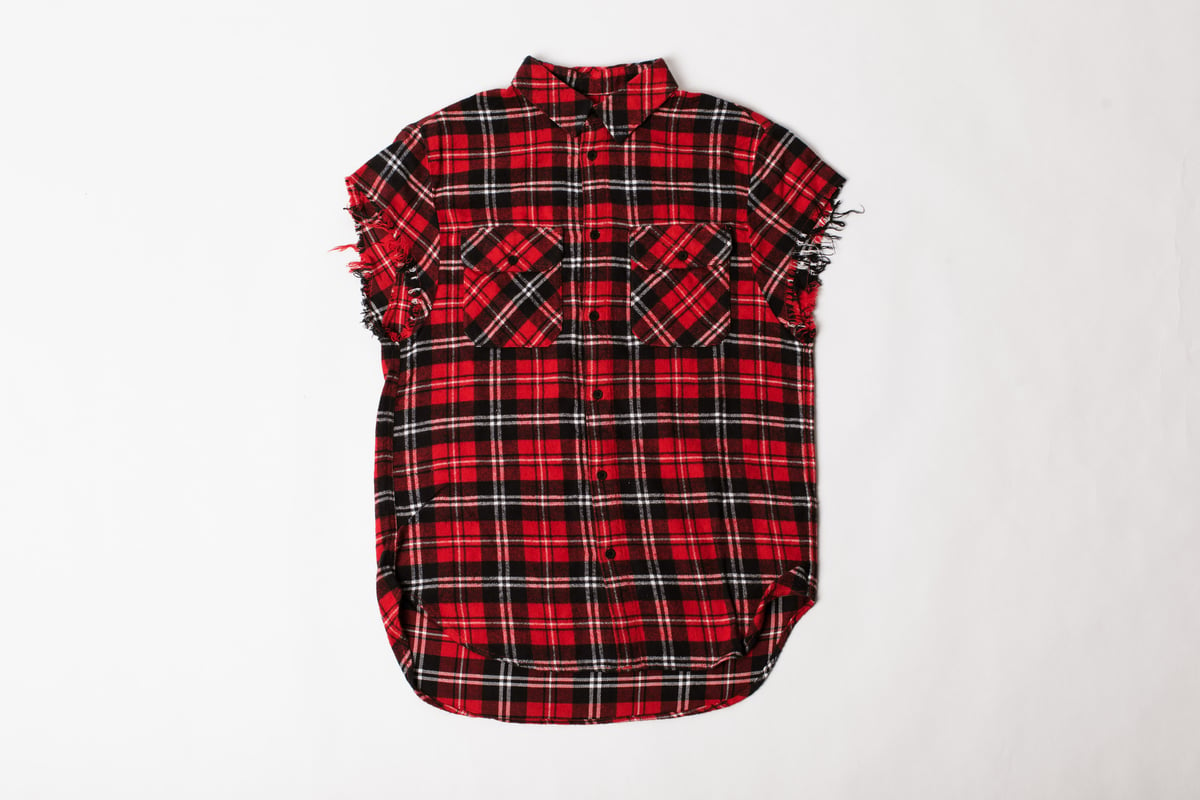 Image of Journey Well Cut-Off Flannel