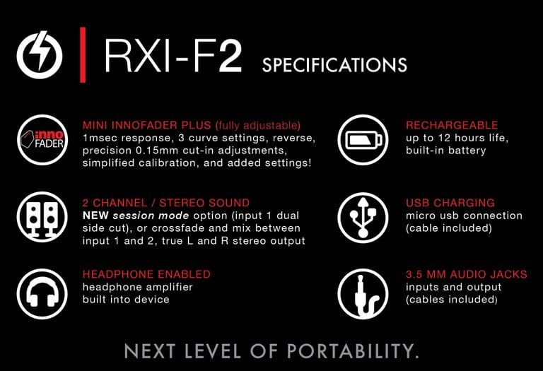 RXI-F2 - Portable Fader (LIMITED SILVER) / Raiden Fader