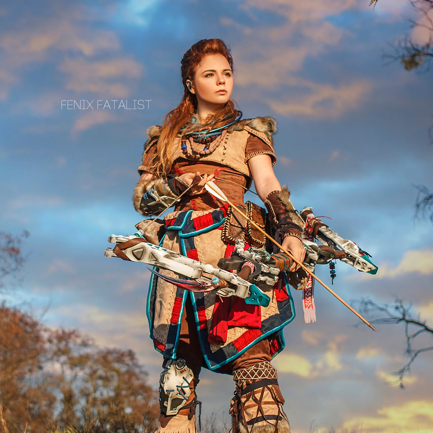 Image of FENIX.FATALIST SIGNED PRINT HORIZON ZERO DAWN ALOY