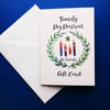 Christmas Peg Portrait Gift Card