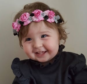 Image of BRIGHT PINK BASED HEADBANDS