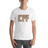Image 2 of STAY LIT ICE CREAM SMOOTHIE Softstyle Short-Sleeve Unisex T-Shirt