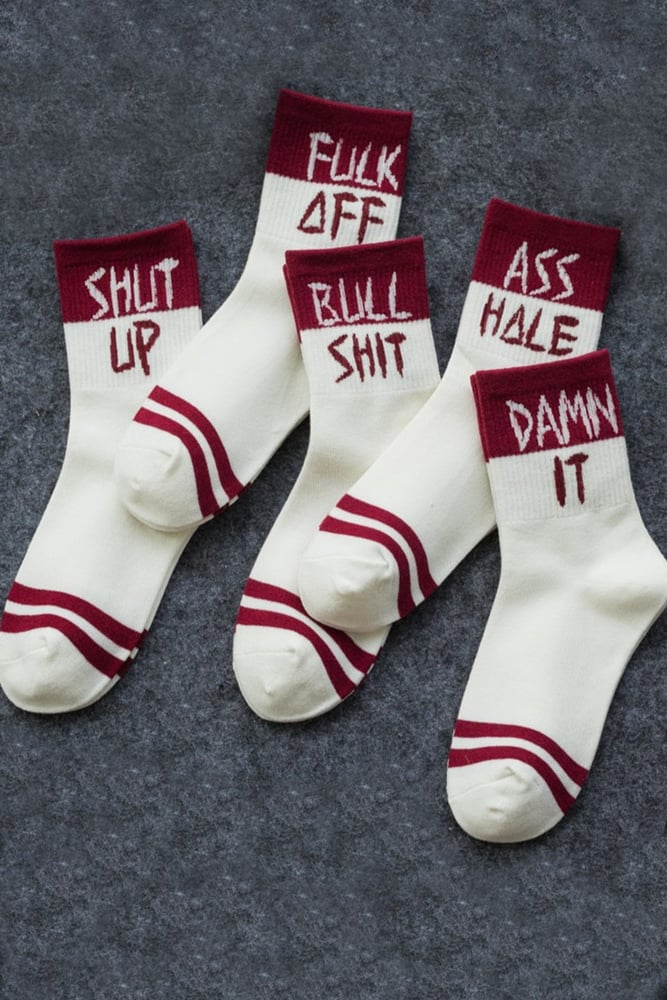 Image of &*%# SWEAR SOCKS