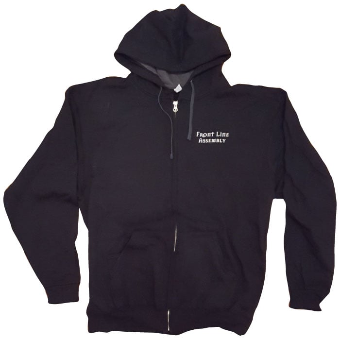FRONT LINE ASSEMBLY Hoodie- FLA Logo