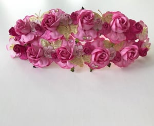 Image of BRIGHT PINK BASED HEADBANDS