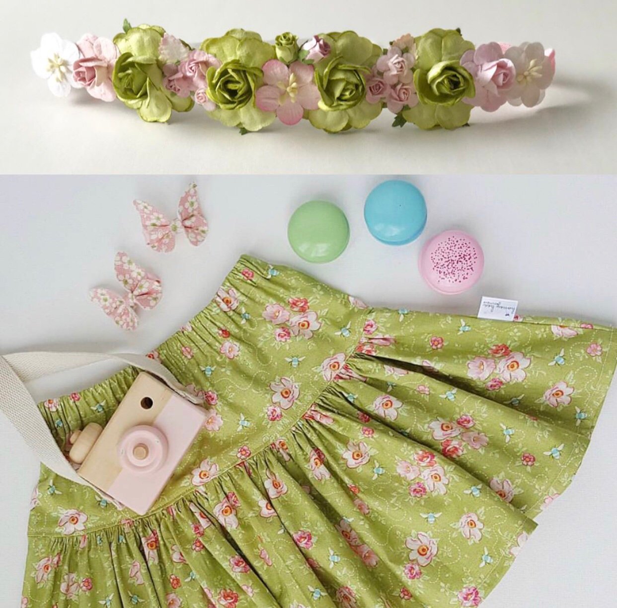 Image of OLIVE GREEN BASED HEADBANDS