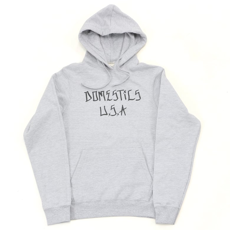 Image of DOMEstics. USA Hoody (Athletic Grey